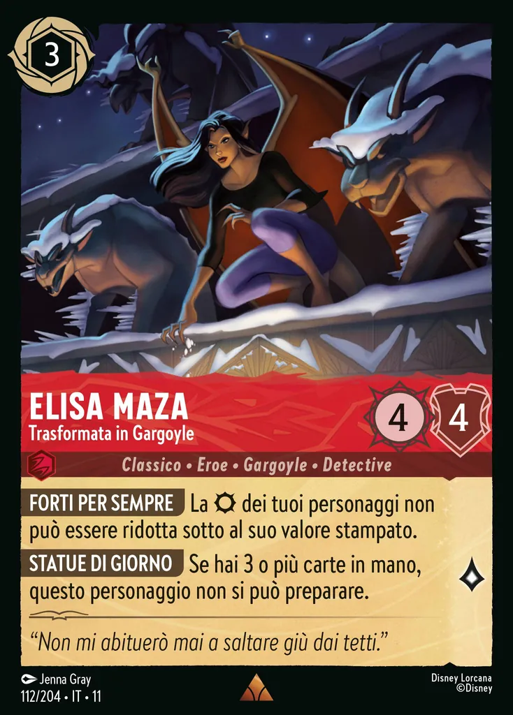 Elisa Maza - Trasformata in Gargoyle