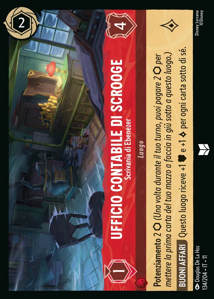 Ufficio Contabile di Scrooge - Scrivania di Ebenezer