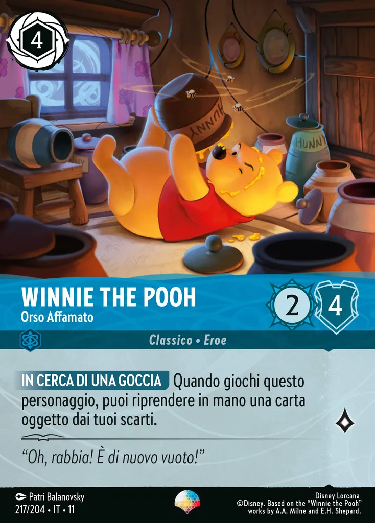 Winnie the Pooh - Orso Affamato