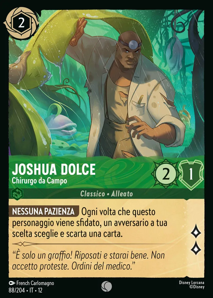 Joshua Dolce - Chirurgo da Campo