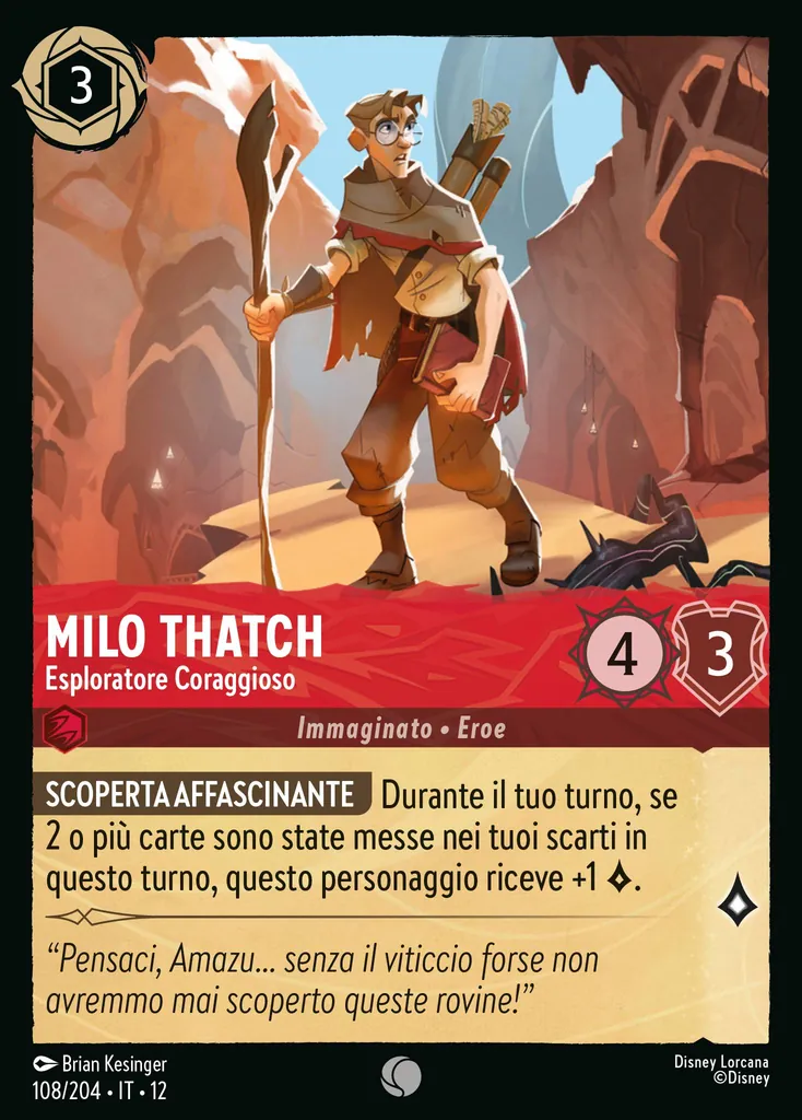 Milo Thatch - Esploratore Coraggioso